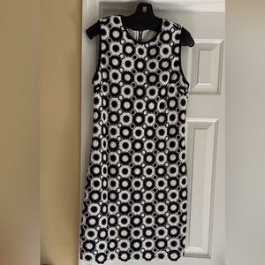 Kate Spade black and white crochet dress Size 10. Excellent